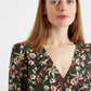 Eveleen Tapestry Print Long Sleeve Midi Dress