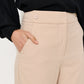 Elina Wide Leg Cropped Trousers