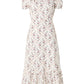 Elois Regency Print Empire Waist Midaxi Dress