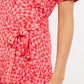 Louche Emin Gingham Twist Print Tiered Short Sleeve Midi Dress