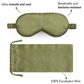 Essential Silk Sleep Eye Mask in Sage (Eucalyptus Silk)
