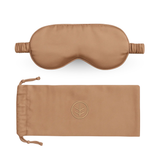 Essential Silk Sleep Eye Mask in Peach (Eucalyptus Silk)