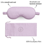 Essential Silk Sleep Eye Mask in Blush (Eucalyptus Silk)