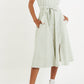 Fleur Sail Stripe Midi Shirt Dress