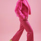 Pink Faux Fur Jacket