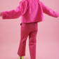 Pink Faux Fur Jacket