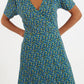 Frankie Bubble Pop Wrap Mini Jersey Dress