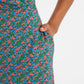 Frankie Spring Bloom Wrap Mini Jersey Dress