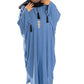 Colour Abaya with Brooch - High-Quality Fabric Elegant and Versatile Abaya for Any Occasion
