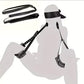 Pu leather Thigh restraint with sling and blind fold