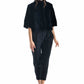 Navy Blue Genuine Mink Fur Jacket