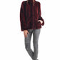 Burgundy Luxury Genuine Mink Fur Jacket