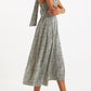 Geri 60s Patchwork Halter neck Midi Dress