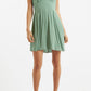 Geri Petite Dot Halter Neck Mini Dress