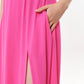 Geri Moss Crepe Halter Neck Midi Dress