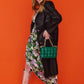 Green Vegan Leather Hand Made Millie Cross Body Bag