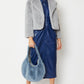 Grey Faux Fur Jacket