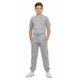 ITS NICE Boys Girls Kids Plain PE School Jogging Sports Tracksuit Bottoms Joggers Fleece 3-13 Years Old