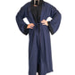 Coloured Split Abaya - High-Quality Fabric with Unique Split Design for Modest Stylish Wear