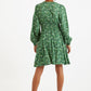 Louche Hedi Cat Camo Long Sleeved Mini Dress