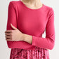 Huxley Rosechild Jersey Top Circle Skirt Midi Dress - Pink