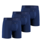 3-Pack: IKON Men's 6" Boxers - Navy