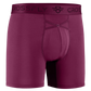 3-Pack: IKON Men's 6" Boxers - Plum / Italia / Charcoal
