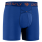 3-Pack: IKON Men's 6" Boxers - Plum / Italia / Charcoal
