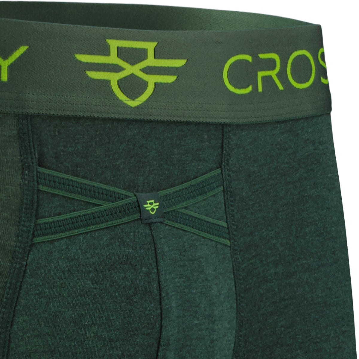 IKON Men's 6" Boxers - Green Marle