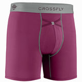 IKON X Men's 6" Boxers - Perfect Plum/Grey