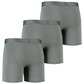 3-Pack: IKON Men's 6" Boxers - Charcoal