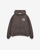 Bénir Club Basics Zip Hoodie - Storm
