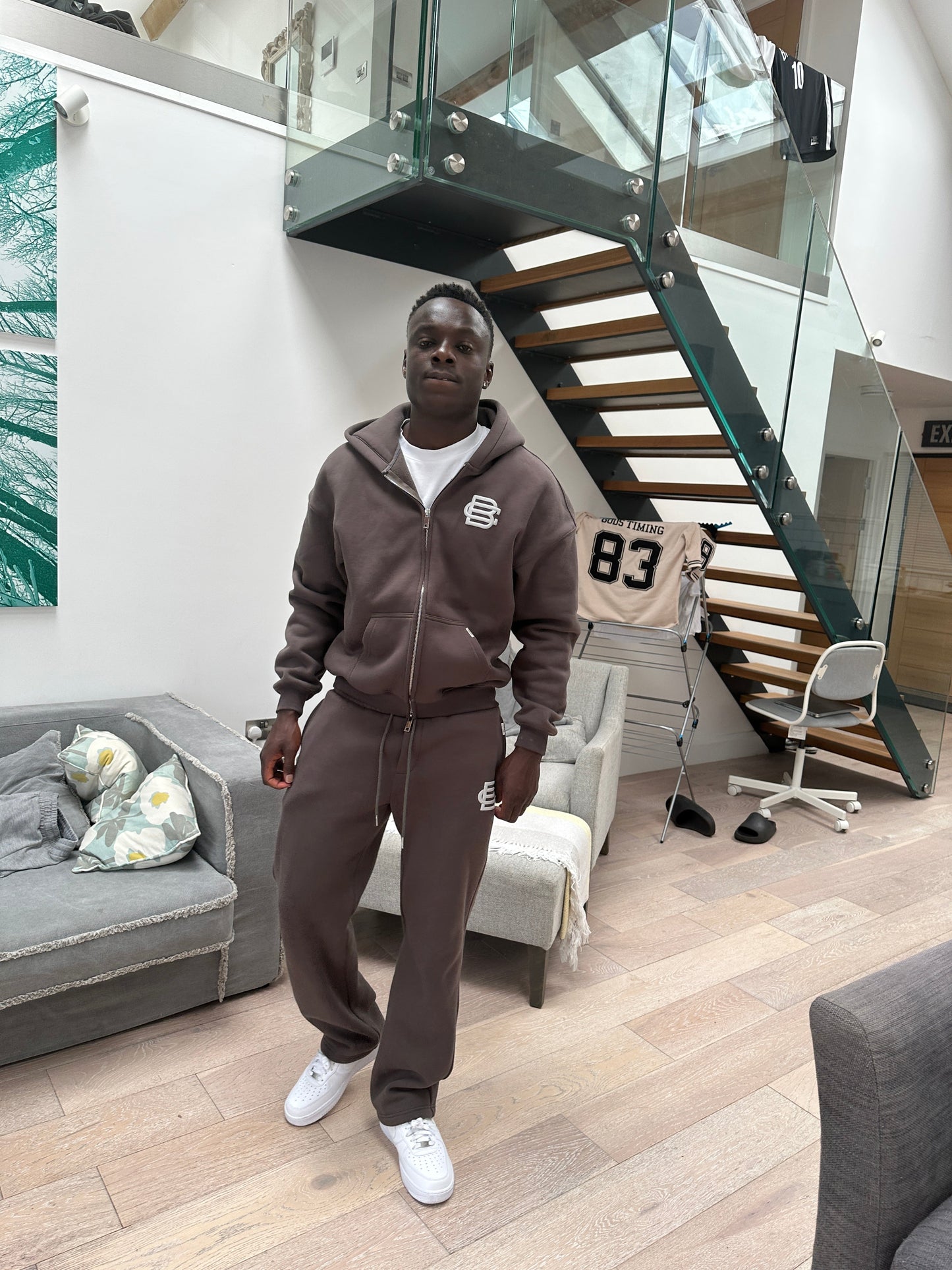 Bénir Club Basics Jogger - Storm Brown