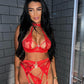 Angel set in red