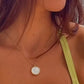 Neva Luxe 18k Gold Plated Reversible Celestial Pendant Necklace