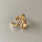 Cece Luxe 18k Gold Plated Ring of
