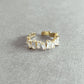 Mila Multi White Jewelled Ring