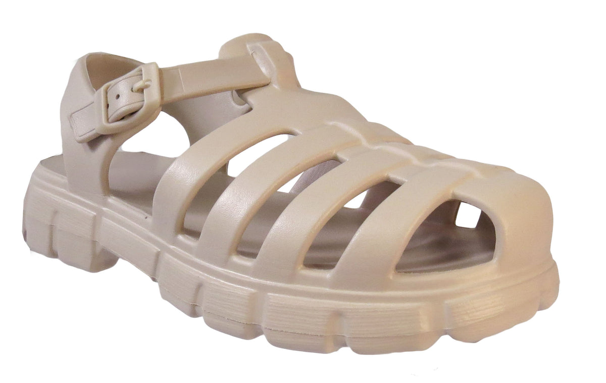 Chunky Jelly Gladiator Sandals for Women – Trendy Summer Footwear in 4 Colors