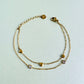 Essie Luxe 18k Gold Plated Heart Bracelet