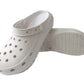 DARCY LADIES GARDEN CLOGS WOMENS PLATFORM CHUNKY BEACH MULES WEDGE CLOGS SHOES SIZES