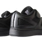 Boys Girls Kids Comfortable Black Sport School Shoes with Velcro Strap for Versatile Wear