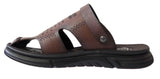 Richard Men's Faux Leather Slip-On Sandal