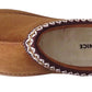 Ladies Cozy Indoor Slippers – Faux Fur Lined, Aztec Style