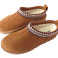 Ladies Cozy Indoor Slippers – Faux Fur Lined, Aztec Style