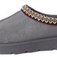 Atzi Ladies Embroidered Faux Suede Fur Lined Slippers Mules