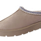 Atzi Ladies Embroidered Faux Suede Fur Lined Slippers Mules
