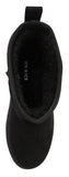 Elsa Ladies Cozy Ankle Boots Premium Suede Faux Fur Lined Slip On Winter Footwear