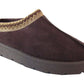 Atzi Ladies Embroidered Faux Suede Fur Lined Slippers Mules