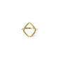 Jamie Luxe 18k Gold Plated Hollow Jewelled Ring