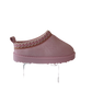 Girls Cozy Kid's Embroidered Faux Suede Slippers with Faux Fur Lining
